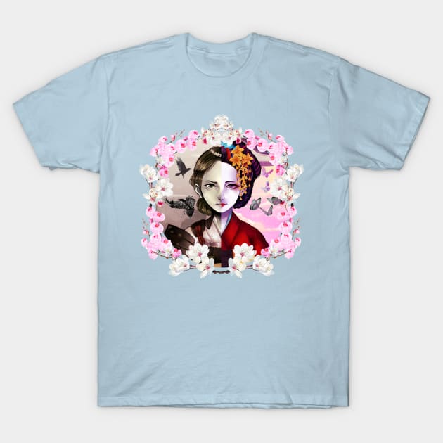 Sakura Shogun Princess T-Shirt by Mr Bushido